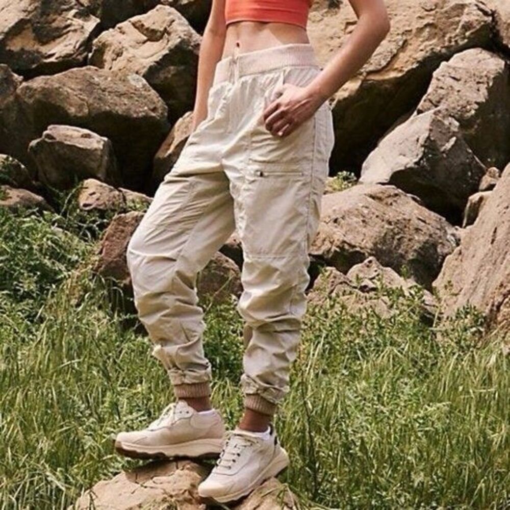 Free People Movement Wherever I Roam Joggers Lightweight Cargo Tech Active Pants